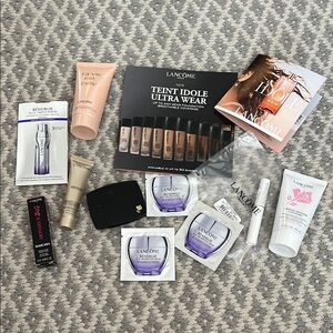 Lancôme Mascara Serum Facewash Perfume Lotion Blush Beauty Bundle
